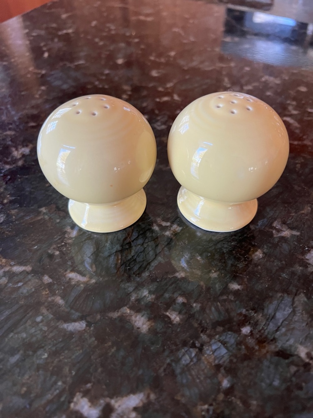 Cream Ceramic Mushroom Salt and Pepper Shaker Set
